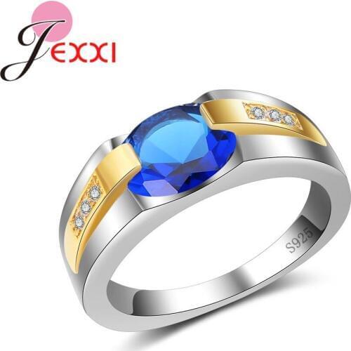 Top Quality 925 Sterling Silver Rings For Ladies Classic Simple Style Jewelry Wedding Engagement Promise Gift For Wife