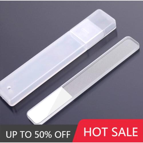 WiRinef 1Pc High Quality Gradient Nail Buffer Cleanable File Nano Glass Shiny Grinding Nail Art Manicure Treatment Nail Tools