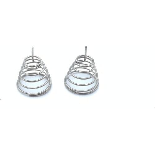 A-2922 Carbon steel nickel plated wire with machine insert Number of turns 6 jinke coil spring buffer