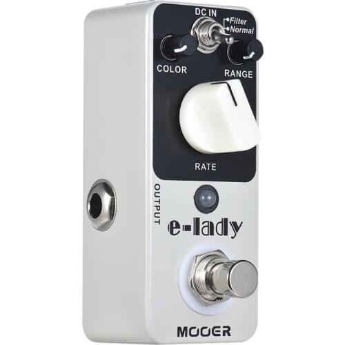 MOOER e-lady Analog Flanger Guitar Effect Pedal 2 Modes True Bypass Full Metal Shell