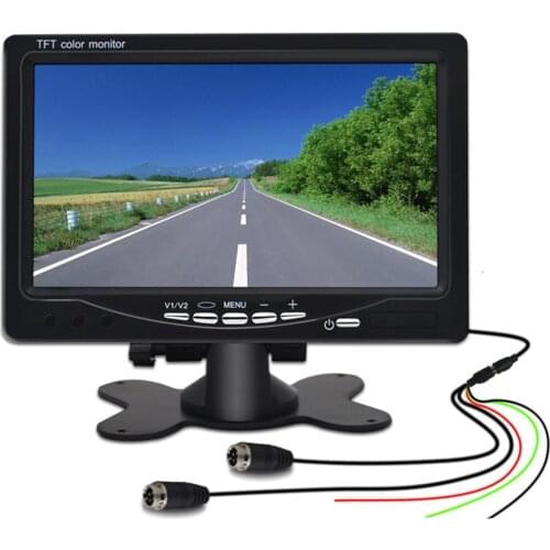 Car Monitor 7 Inch HD screen Car Monitoring Car Video Player For Reverse Rear View Camera Car Parts Car LCD Monitoring Devices
