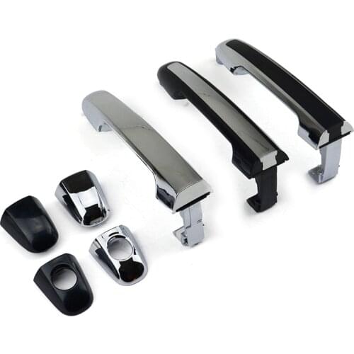 1PC Black Chrome Outside Car Door Handle Exterior Handle Fit For Hyundai Sonata 06-10 OEM 826513K520 826513K020 826513K500