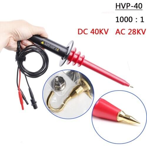 Digital Multimeter High Voltage Probe DC 0~40KV AC0~28KV 1000:1 HVP-40 Suitable for Multimeter