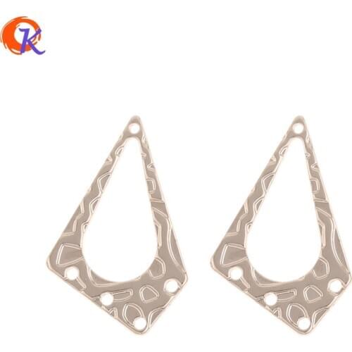 Cordial Design 100Pcs 19*30MM Jewelry Accessories/Hand Made/Rhodium/Geometry Shape/Earrings Parts/DIY Making/Earring Findings