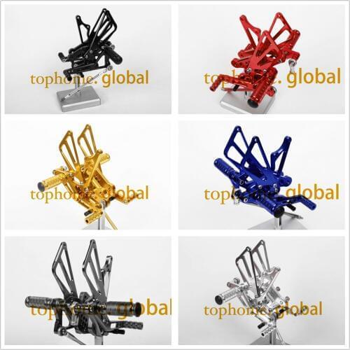 For Suzuki GSXR1000 2007 2008 CNC Rearsets Foot Pegs Footpeg Rear Brake Shift Adjusting Set GSX-R 1000 K7 K8 6colors