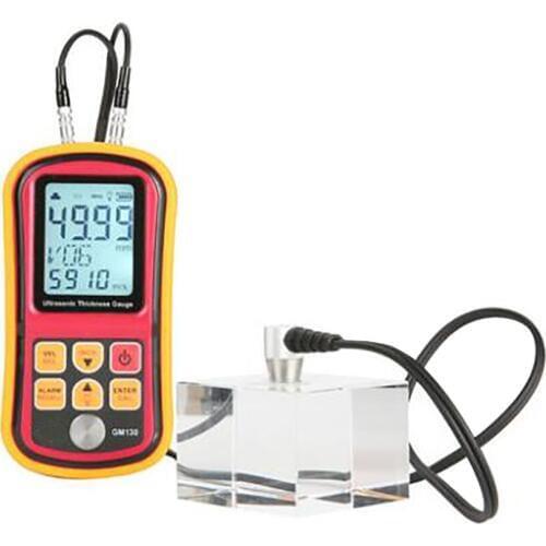 GM130 Digital Ultrasonic Coating Paint Thickness Gauge tester 1.2 to 300MM Sound Velocity Meter medidor espesor pintura