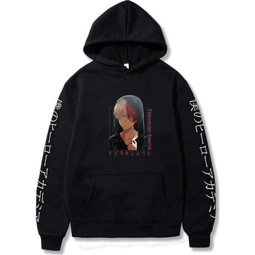 Todoroki Shoto Handsome Priting Hoodie My Hero Academia Gift Men Women Sweatshirt