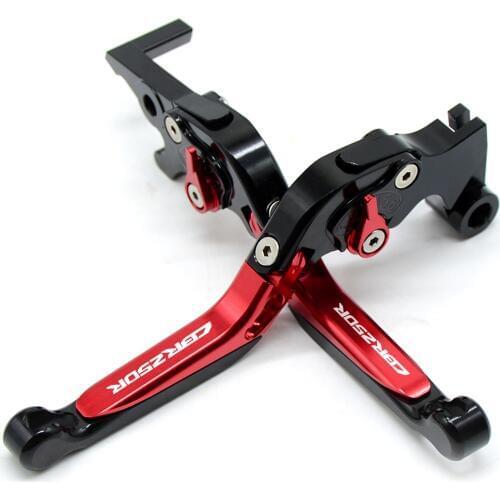 Laser LOGO CBR250R CNC Adjustable Motorcycle Brake Clutch Levers For HONDA CBR250R 2011 2012 2013
