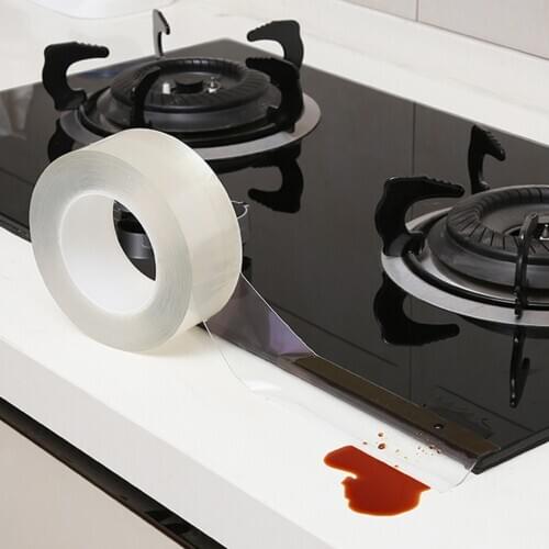 3m Reusable Double-Sided Adhesive NanoTransparent Tape Removable Sticker Washable Adhesive Strip Water Seal Tie Glue Gadget