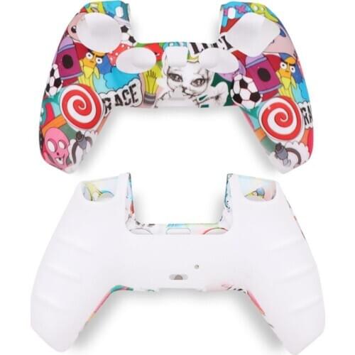 Anti-slip Silicone Gamepad Case For PS5 Controller Protective Cover For Playstation 5 Handle Joystick Protector Game Accessaries