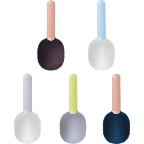 Pet Food Spoon New Creative Multi-Function Cats/Puppies/Small Dogs Scoop With Sealing Clip Cat Food Dog Food Water Bowl Fountain