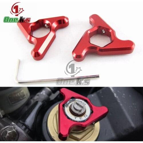 Motorcycle CNC Racing Front Fork Preload Adjusters For SUZUKI GSXR1000 SV1000 S B-King GSX-R1000