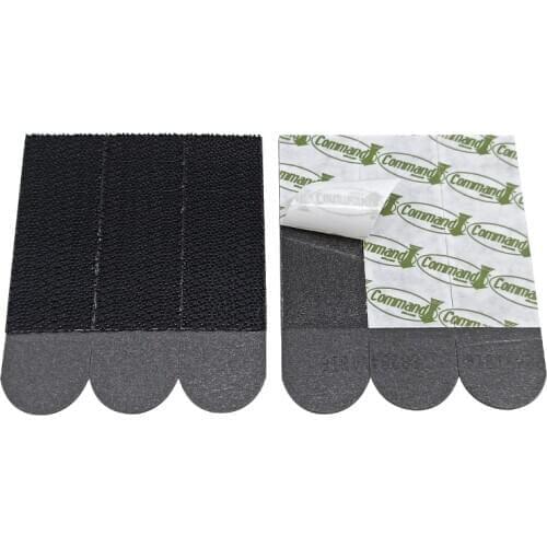 Heavy Duty Medium Black 3M Command Picture Hanging Strips 20pcs