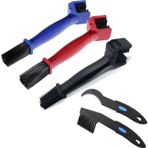 Portable Bicycle Motorcycle Chain Cleaner Brushes Bike Scrubber Wash Tool MTB Mountain Cycling Cleaning Kit Outdoor Accessory