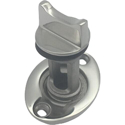 Marine Boat 1' Hole Oval Drain Plug Bung with Water Tight O Ring Universal