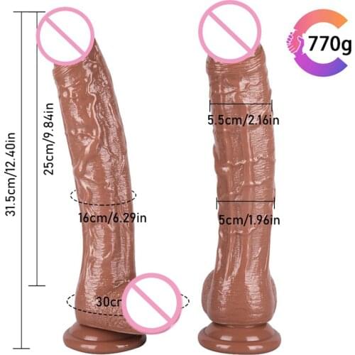 Realistic Dildos Silicone Huge Penis Soft Big Dick Lifelike Real Feeling Dildo Sex Toys For Women G-spot Vagina Masturbation