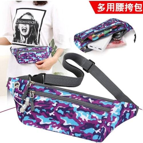 Backpack camouflage Belt Bag Backpack outdoor mobile phone belt bag mens sports waist bag