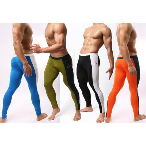 Braveperson Sexy 4 Color Mans Yoga Pants Fitness Sleepwear Skiny Tights for Man Sports Underwear Gym Bodywear Man Swimwear