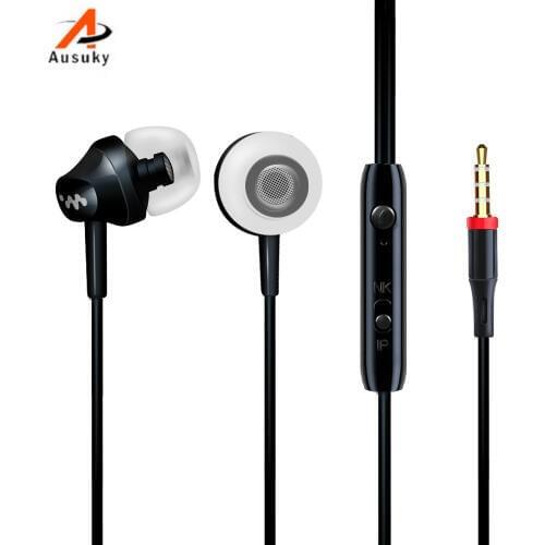 A Ausuky 3.5mm In ear Noise Isolating Heavy Bass Earphone super bass stereo for Smart phone -25