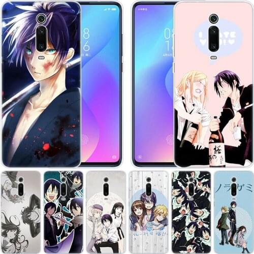 Luxury Silicone Case Noragami yato Yukine Anime for Xiaomi Pocophone F1 Mi 9T Pro CC9 CC9E 9 9SE 8 A3 A2 Lite A1 5X 6X Mix3 Play