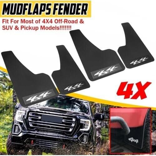 Universal 4x Car Mud Flaps Splash Guards Mudflaps Fender Flares For Vauxhall For Opel For PEUGEOT For Citroen For Renault ABS