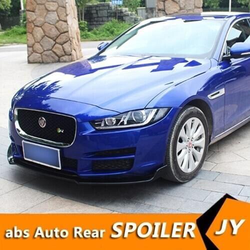 For Jaguar XE/XEL ABS Rear Bumper Diffuser Protector For 2018 Jaguar XE/XEL Body kit bumper rear Front shovel lip rear spoiler