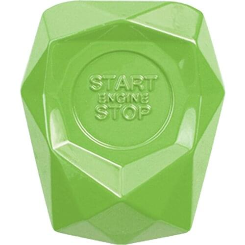 Green Car Start Button Protection Cover Car Engine Start Stop Push Button Cap