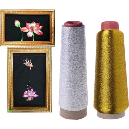 1PC Sewing Machine Cone Threads Polyester Overlocking All Purpose Golden Silver Au31 21 Dropshipping