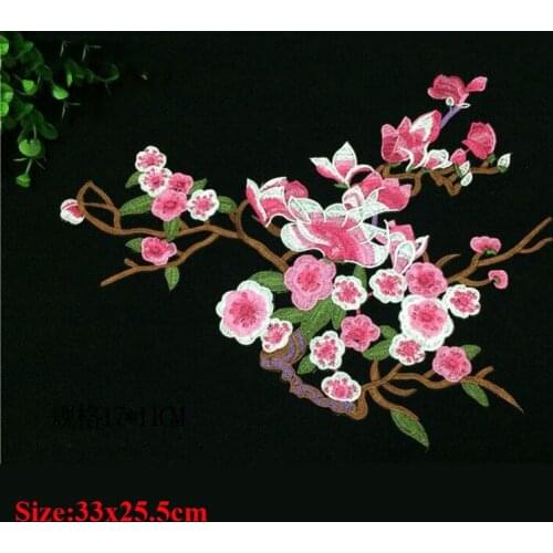 10pcs parches para la ropa Flower Embroidered Patch Patchwork Patches For Clothing Jacket Blouse Appliques Clothes Accessories