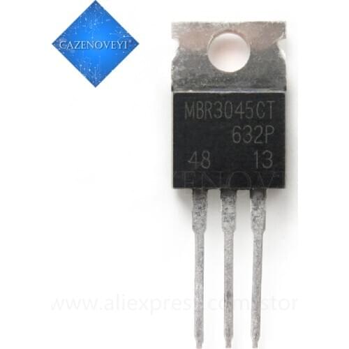 10pcs/lot MBR3045CT MBR3045C MBR3045 TO-220 30A 45V In Stock
