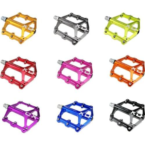 2PCS MTB Bike Pedal 9/16 Inch Spindle Universal Lightweight Bicycle Pedal CNC Aluminium Alloy Cycling Pedals Bike Accessories