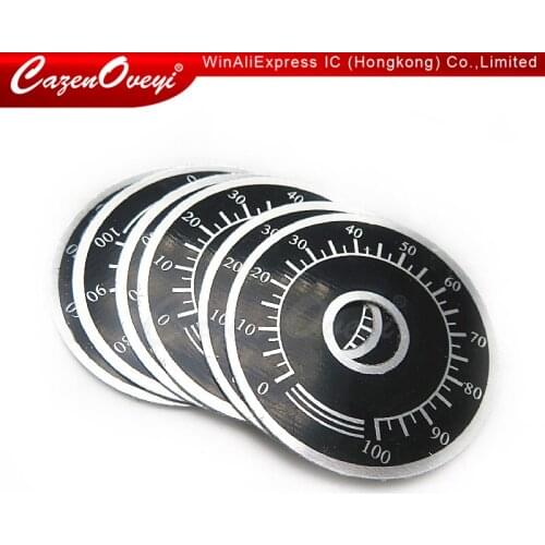 5pcs/lot 0-100 WTH118 potentiometer knob scale digital scale can be equipped with WX112 TOPVR In Stock