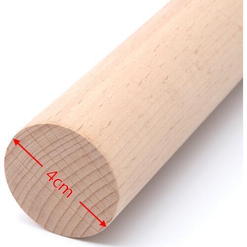 50cm L Wooden Round Popsicle Stick Kids Hand Crafts Art Ice Cream Lolly Cake DIY Making Funny Hot Tools 3cm 4cm Diamater Qty 1
