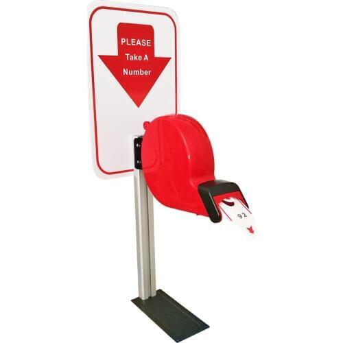 Ticket Dispenser for Queue Management System Universal Manual Turn O Matic