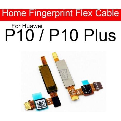 Home Button Flex Ribbon Cable For Huawei P10 P10 Plus Home Button With Flex Cable No Touch ID Fingerprint Assembly Parts