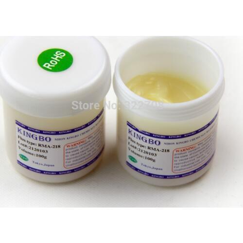 Factory shipping KINGBO bga flux cream solder used to paste lead-free solder paste notebook 100g