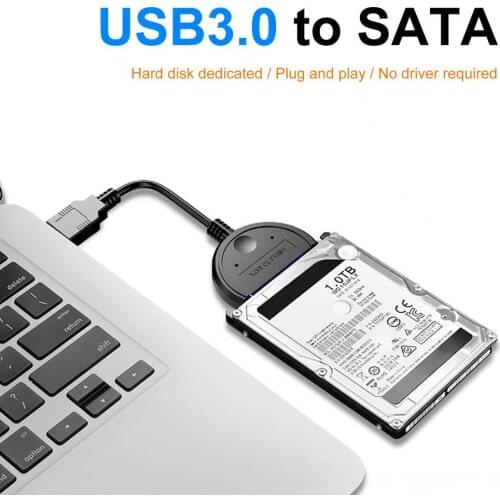 Hard Drive Cable Adapter 2.5 Inches HDD SSD USB3.0 to SATA External Converter Cable for Windows/for Mac OS