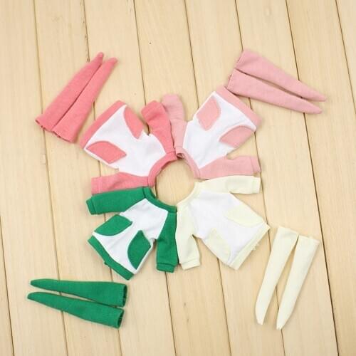 1/6 Scale Pretty Dress & Socks Set Clothes for Blythe AZONE Licca Doll Accessory