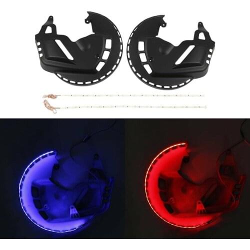 Brake Motorcycle Rotor Covers LED Light Fit for Honda Goldwing GL1800 01-17 F6B 13-17