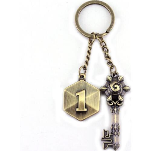MQCHUN New Game Jewelry Keychain World of Hearthstone Key Shape Pendants Fans Keychain Men Women Gift -50
