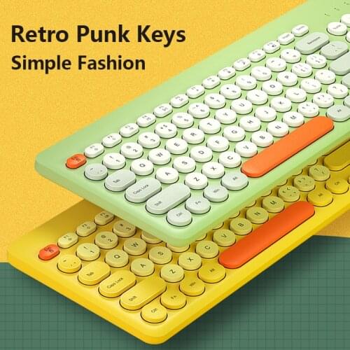 2.4G Wireless Gaming Keyboard and Mouse Set Silent Wireless Keyboard Mouse For Windows MacOS Android IOS Chrome OS Universal