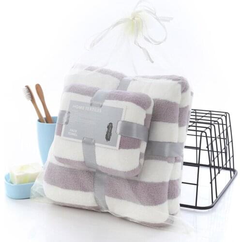 Soft Absorb Water Bath Towel Face Towels Set Hotel Beach Seaside Towel Sets for Travel