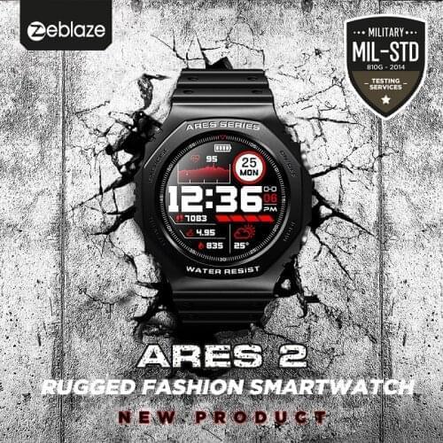Zeblaze VIBE 5 PRO Color Touch Display Smartwatch Heart Rate Multi-sports Tracking Smartphone With Notifications WR IP67 Watch