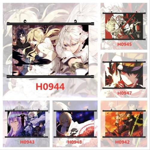 Seraph of The End Hyakuya Mikaela Hyakuya Yuuichirou Wall Poster Anime Posters Canvas Painting Wall Art Picture Home Decor