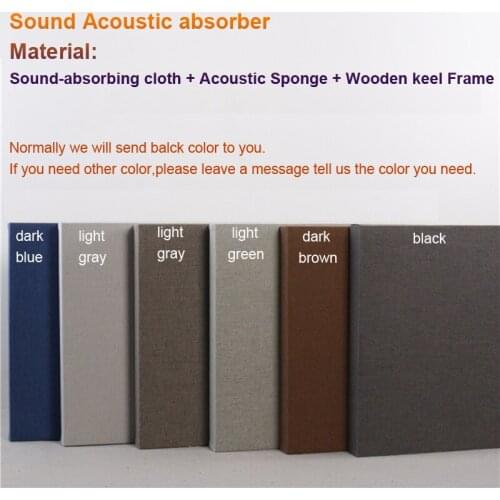 Professional cloth Acoustic absorber treatment for Ceiling of Audiovisual room Acoustic Sound Diffuser Skyline Panel treatment