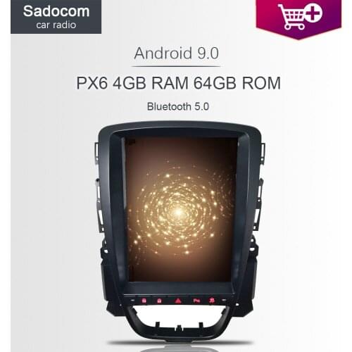 PX6 DSP Tesla 9.7" Android 9.0 For Opel ASTRA J 2012-2014 Bluetooth 5.0 Car DVD Player CarRadio Multimedia Navigation autoradio