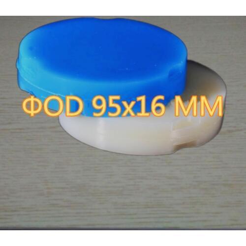 10 Pieces 95x16 MM Blue / White Dental Casting Wax Blanks For CAD CAM Milling Zirkonzahn System Wax Disc Crown Bridge Burn-out