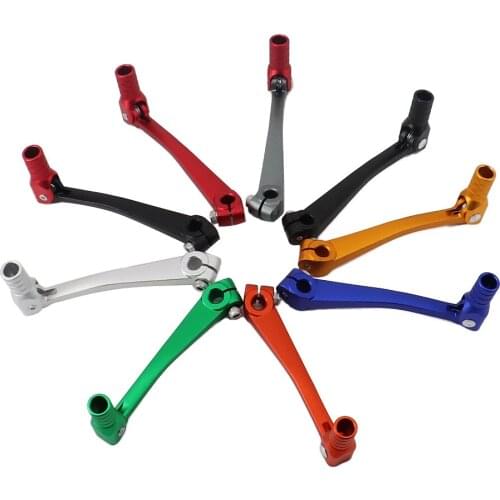 Motorcycle CNC Aluminum Folding Gear Shift Lever For Kayo Apollo Bosuer 110/125/140/150/160/250cc Dirt Bike Pit Bikes Gear Lever