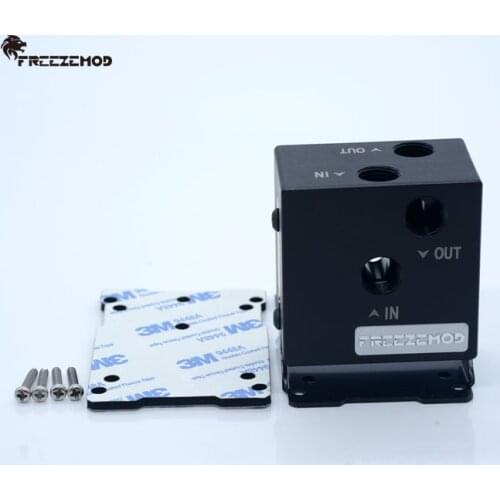 FREEZEMOD computer water cooling water pump modified pump cover double in and out water for SC600. PJ-PUMP-M