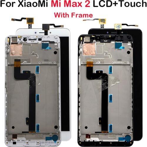 6.44'' Display For Xiaomi Mi Max 2 LCD Touch Screen Assembly Digitizer with frame Replacement Parts for Xiaomi Mi Max2 Display